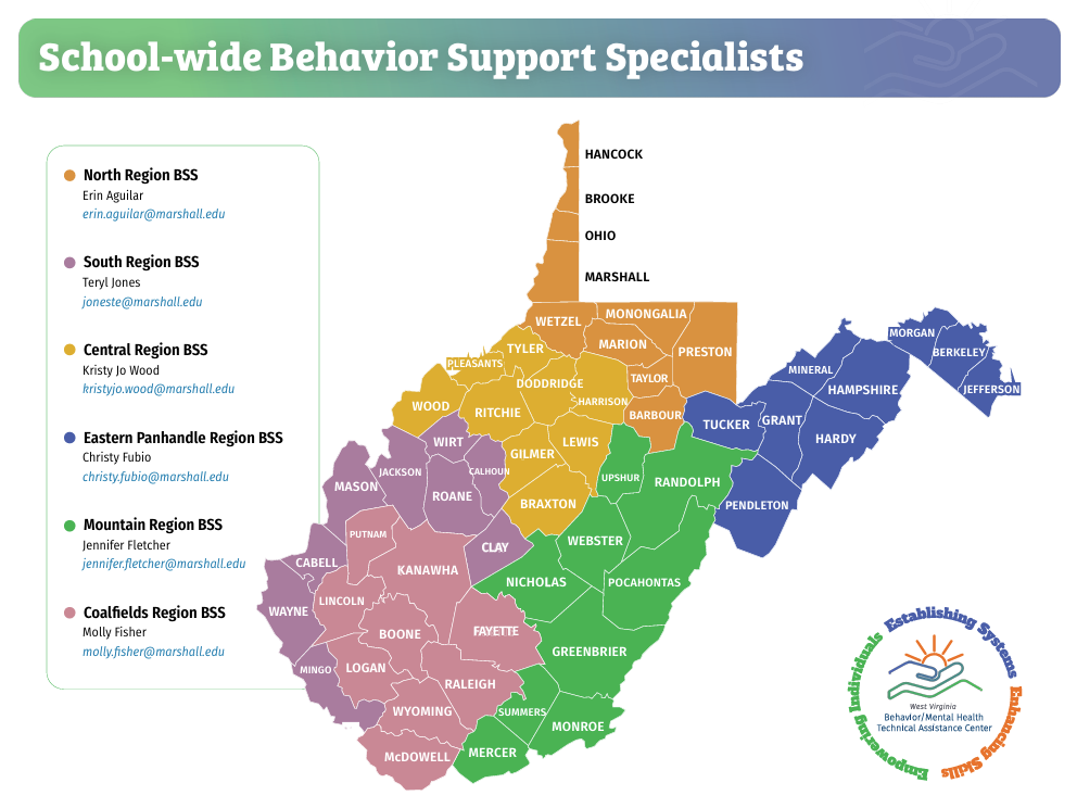 Schoolwide Behavior Support Specialist Map
